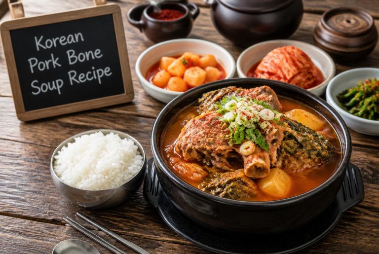 Korean Pork Bone Soup Recipe