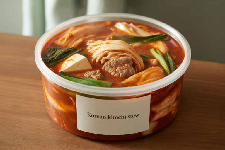 Korean Stew Recipe - Storage