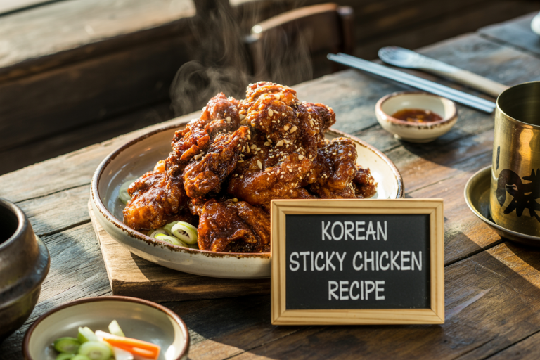 Korean Sticky Chicken Recipe