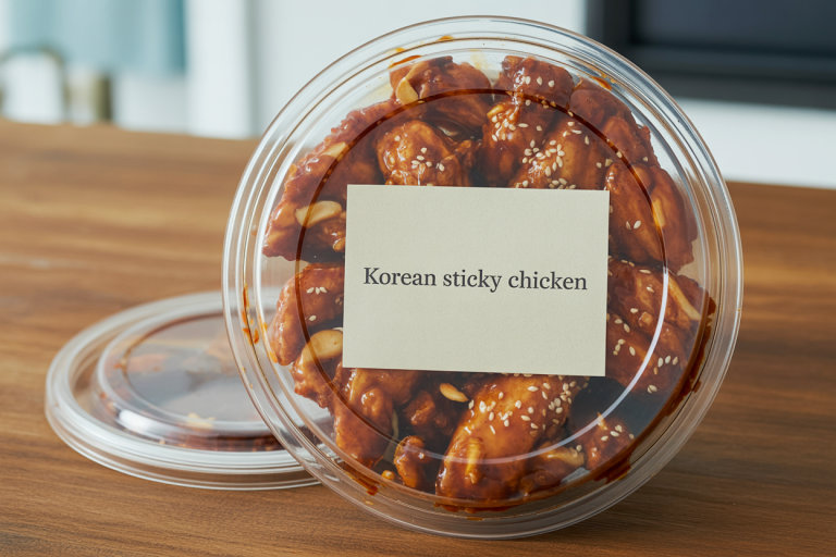 Korean Sticky Chicken Recipe - Storage