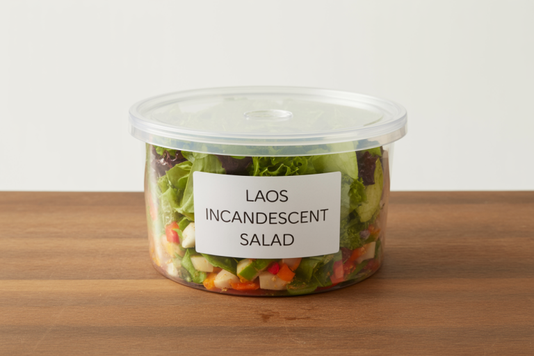 Laos Incandescent Salad Storage TIps