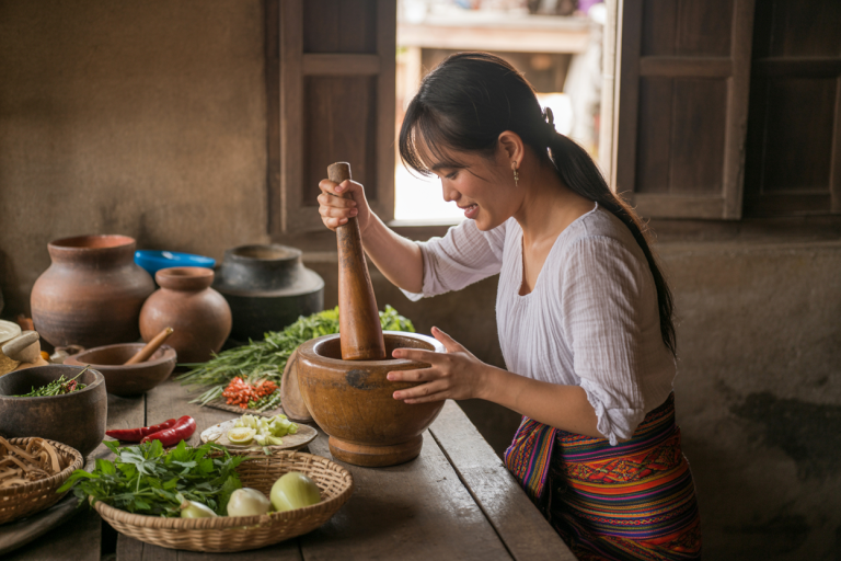 Laos Incandescent Salad Cooking TIps