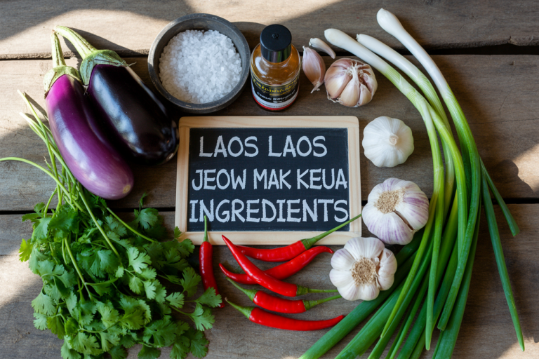 Laos Jeow Mak Keua Recipe Ingredients