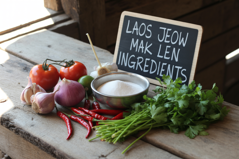 Laos Jeow Mak Len Recipe Ingredients
