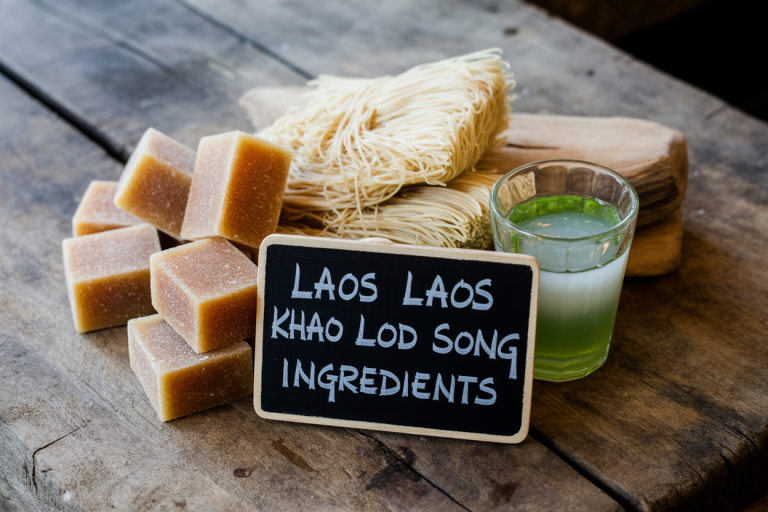 Laos Khao Lod Song Recipe Ingredients