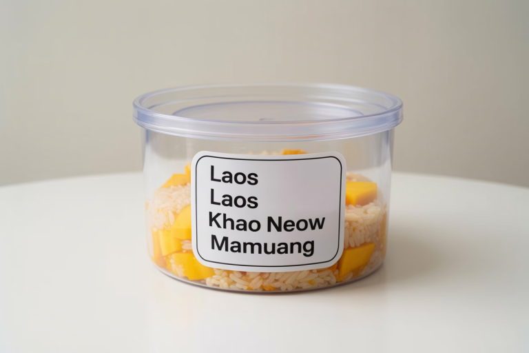Laos Khao Neow Mamuang Recipe Cooking TIps