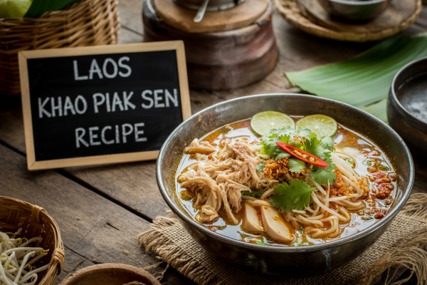 Laos Khao Piak Sen Recipe