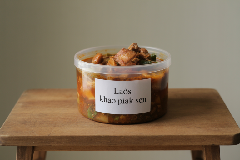 Laos Khao Piak Sen Recipe Storage TIps