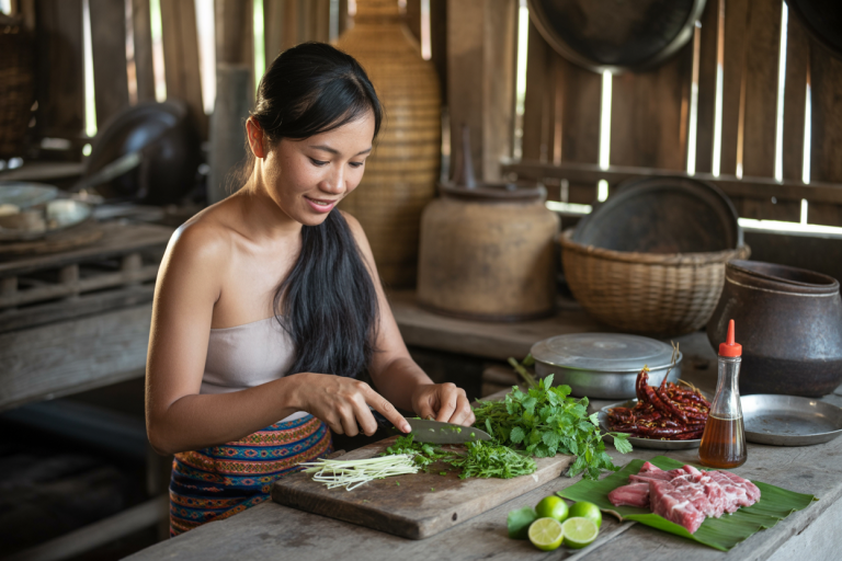 Laos Laab Diip Recipe Cooking TIps