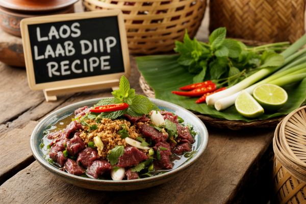 Laos Laab Diip Recipe