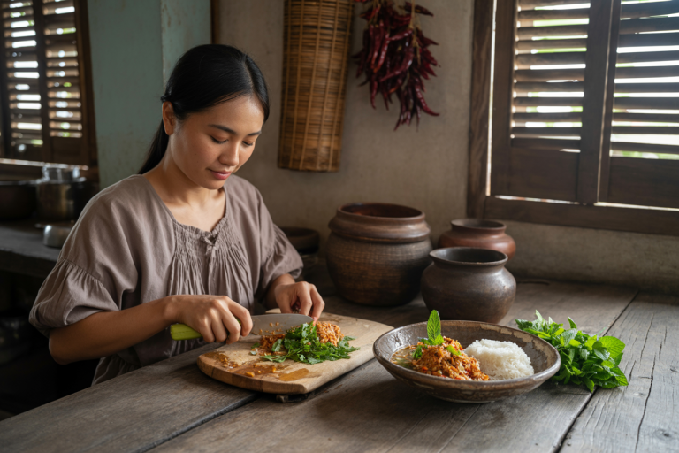 Laos Larb Chicken Mince Recipe Cooking Tips