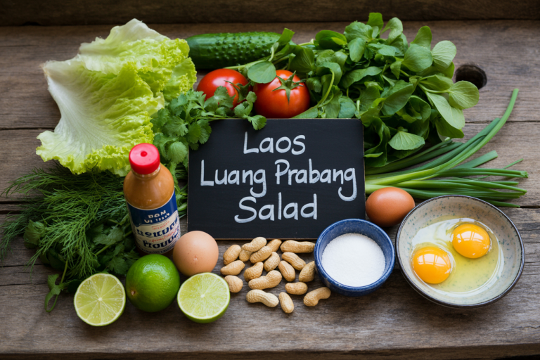 Laos Luang Prabang Salad Recipe Ingredients