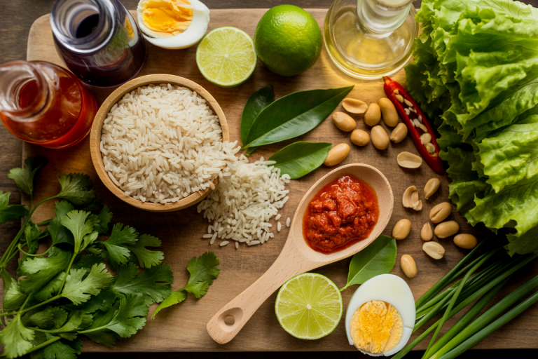 Laos Nam Kao Recipe Ingredients