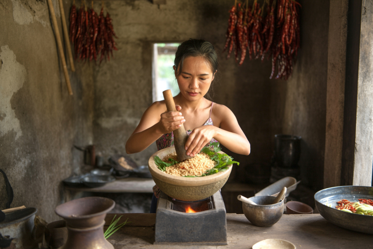 Laos Nam Kao Recipe Cooking Tips