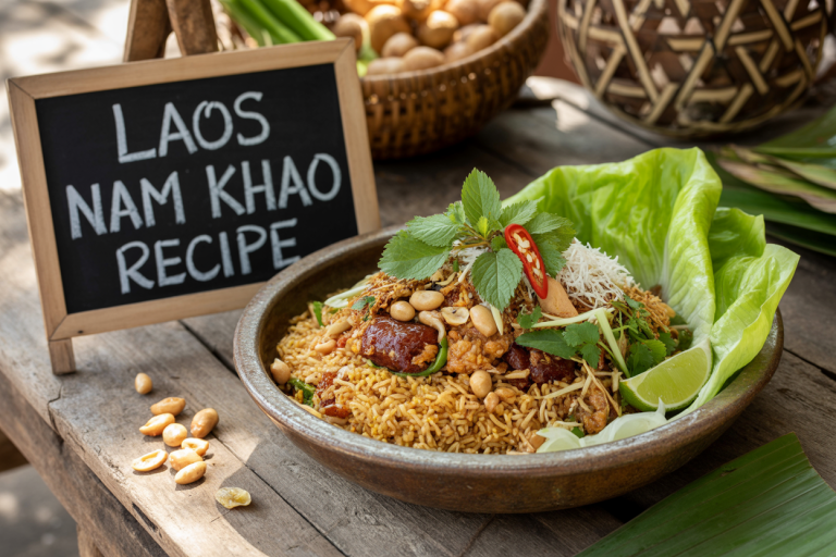Laos Nam Khao Recipe