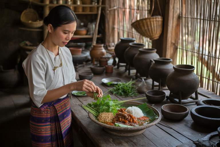 Laos Nam Khao Recipe Cooking TIps