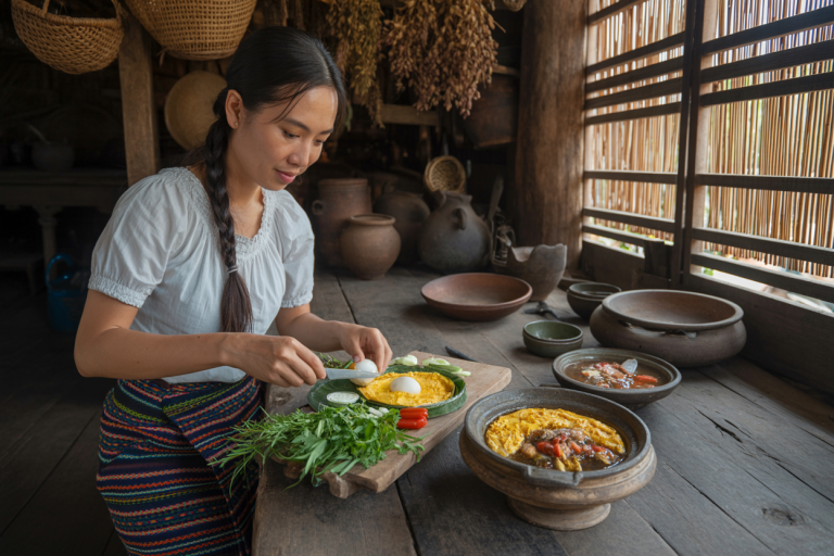 Laos Omelette Recipe Cooking TIps