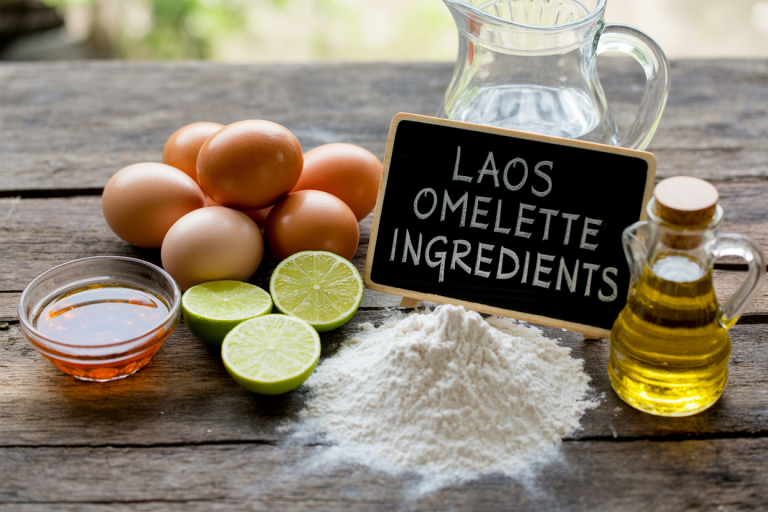 Laos Omelette Recipe Ingredients