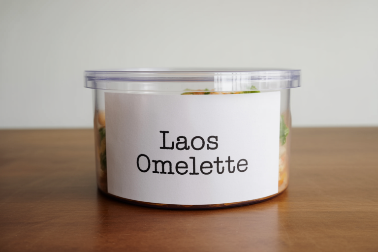 Laos Omelette Recipe Storage Tips