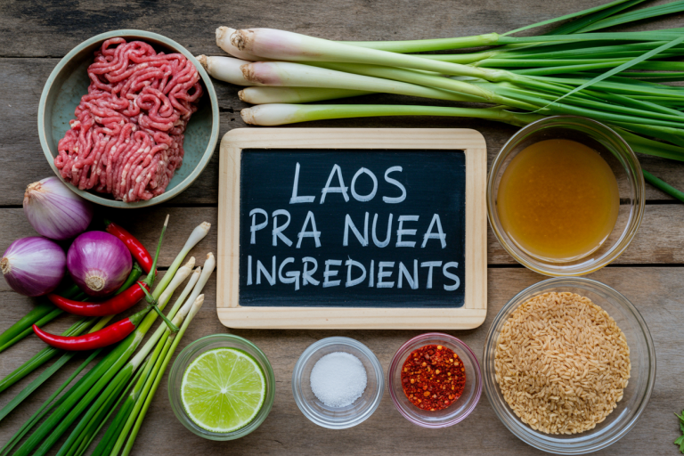 Laos Pra Nuea Recipe Ingredients