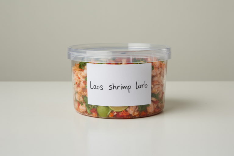Laos Shrimp Larb Recipe Storage Tips