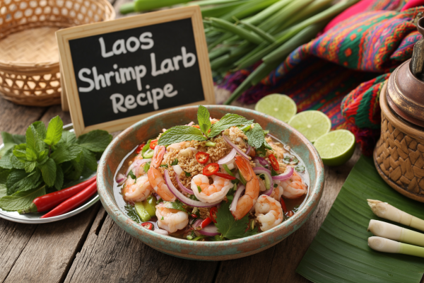 Laos Shrimp Larb Recipe
