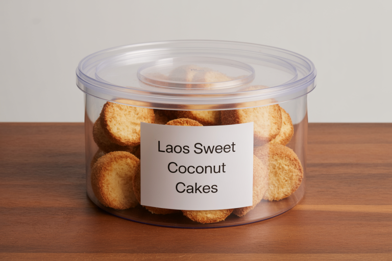 Laos Sweet Coconut Cakes Recipe Storage TIps
