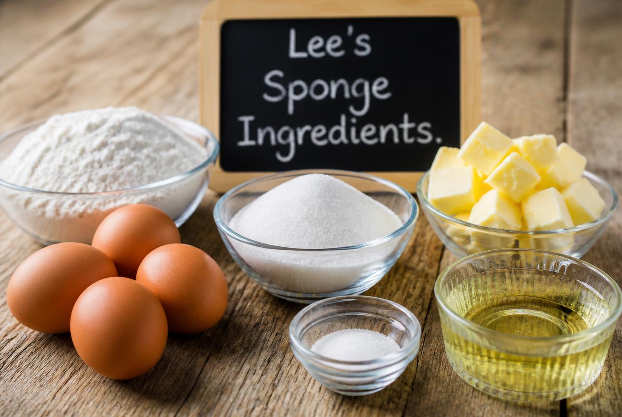 Lee's Sponge Recipe Ingredients