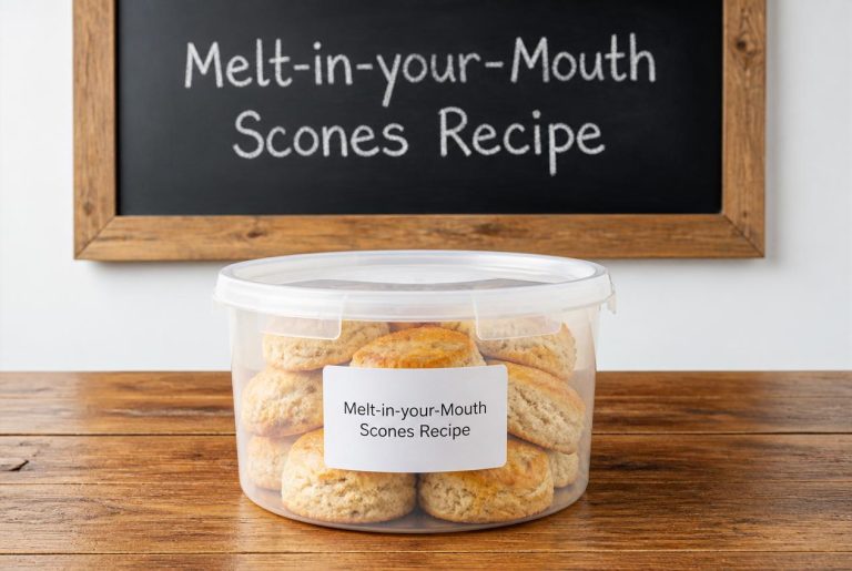 Melt-in-your-Mouth Scones Recipe Storage Tips