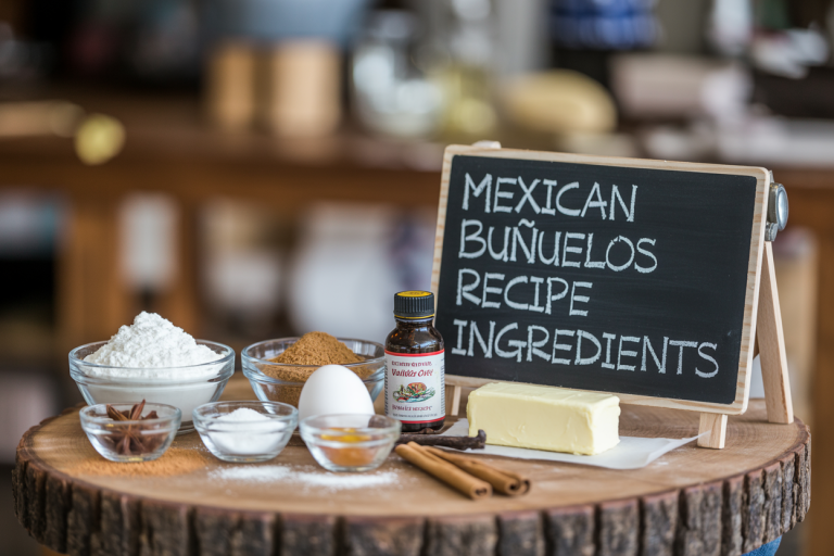 Mexican Buñuelos Recipe Ingrediemnts