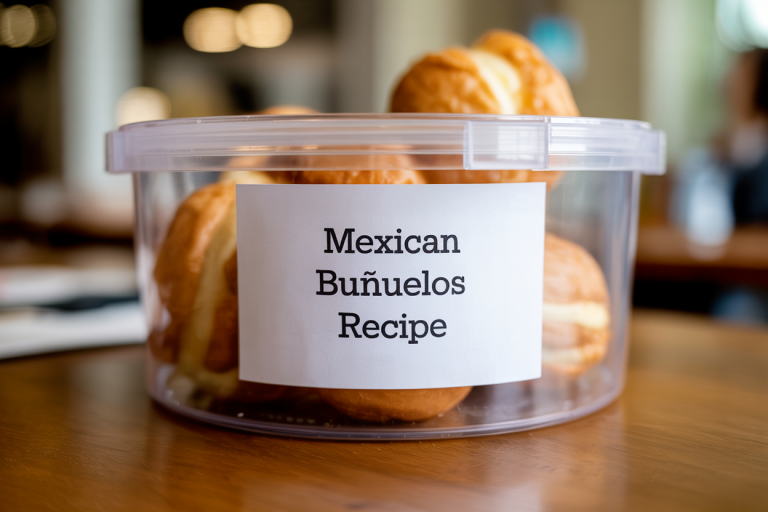 Mexican Buñuelos Recipe Storage Tips