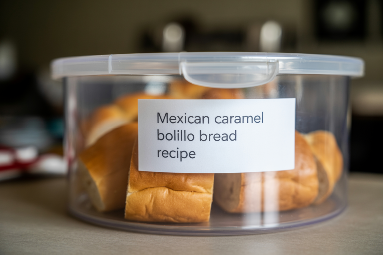 Mexican Caramel Bolillo Bread Recipe Storage Tips