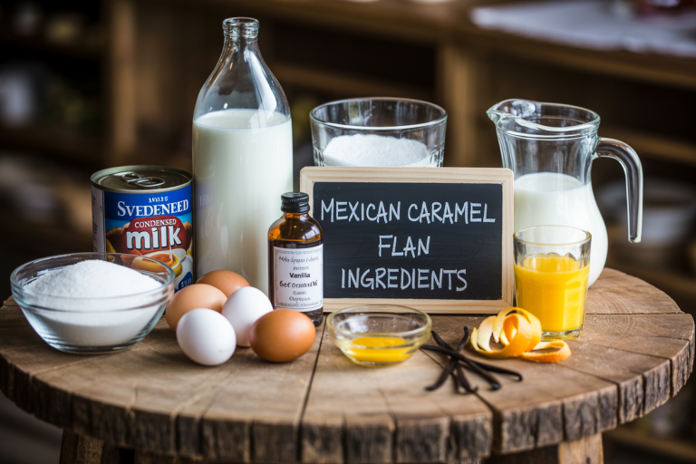 Mexican Caramel Flan Recipe Ingredients