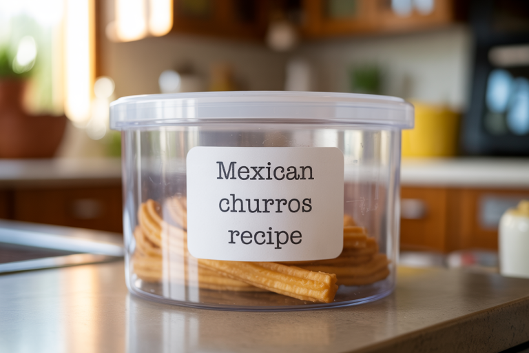 Mexican Churros Recipe Storage TIps