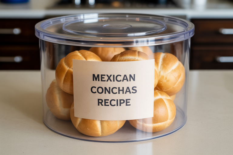 Mexican Conchas Recipe storage TIps