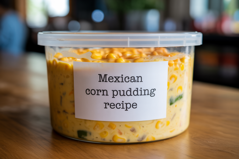 Mexican Corn Pudding Recipe Storage TIps