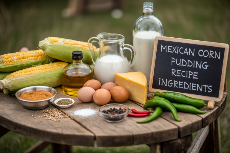 Mexican Corn Pudding Recipe Ingredients
