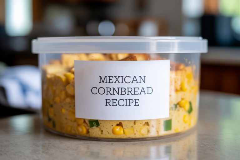 Mexican Cornbread Recipe Storage TIps
