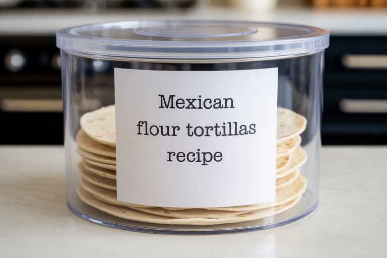 Mexican Flour Tortillas Recipe Storage TIps