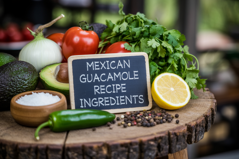 Mexican Guacamole Recipe Ingredients
