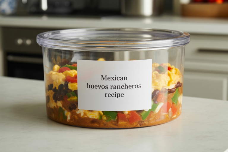 Mexican Huevos Rancheros Recipe Storage Tips