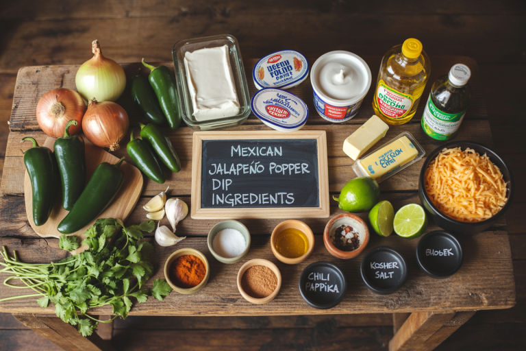 Mexican Jalapeño Popper Dip Recipe Ingredients