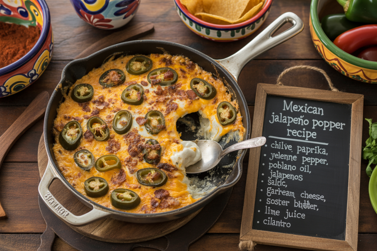 Mexican Jalapeño Popper Dip Recipe