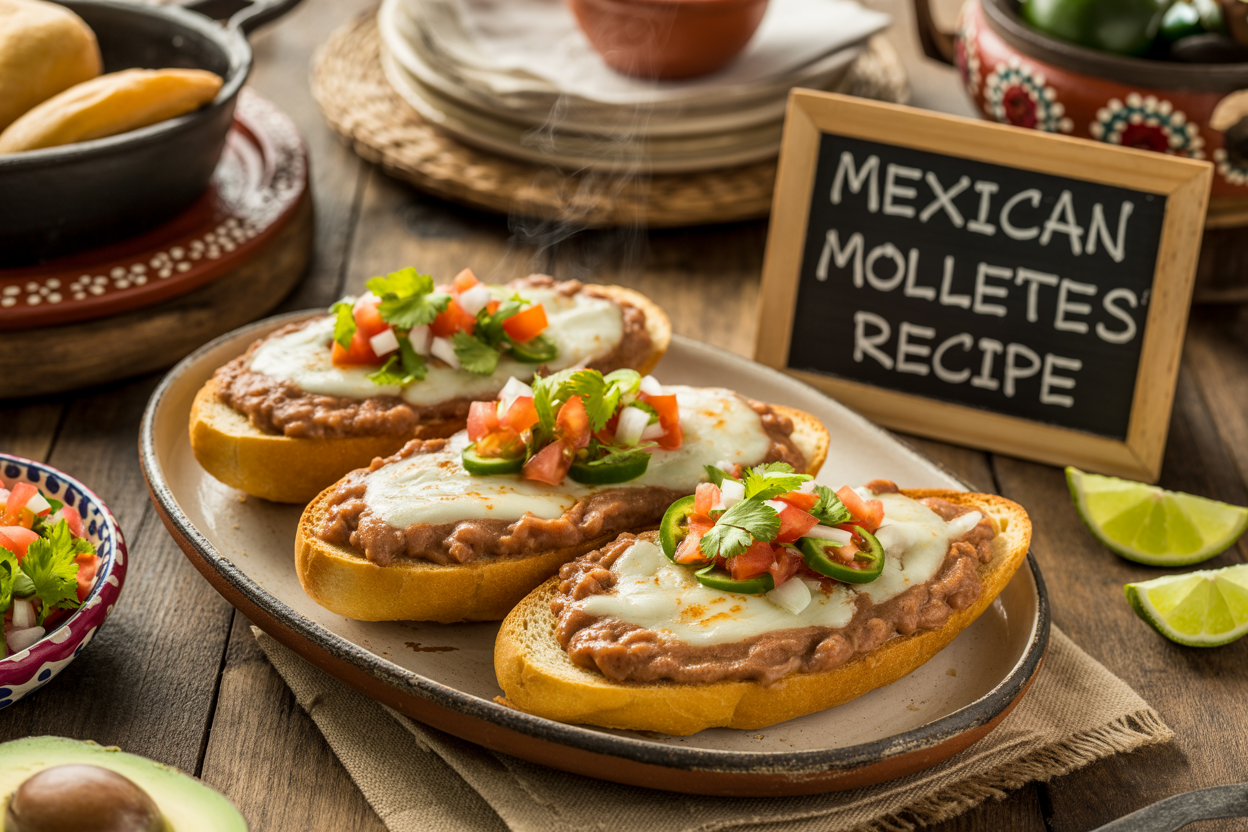 Mexican Molletes Recipe