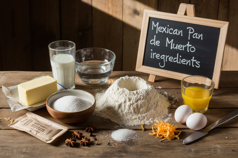 Mexican Pan de Muerto Recipe Ingredients
