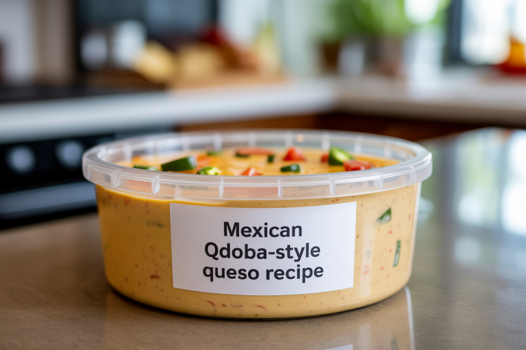 Mexican Qdoba-style Queso Recipe Storage Tips