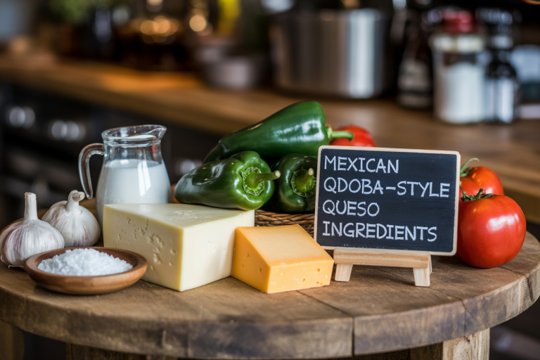 Mexican Qdoba-style Queso Recipe Ingredients