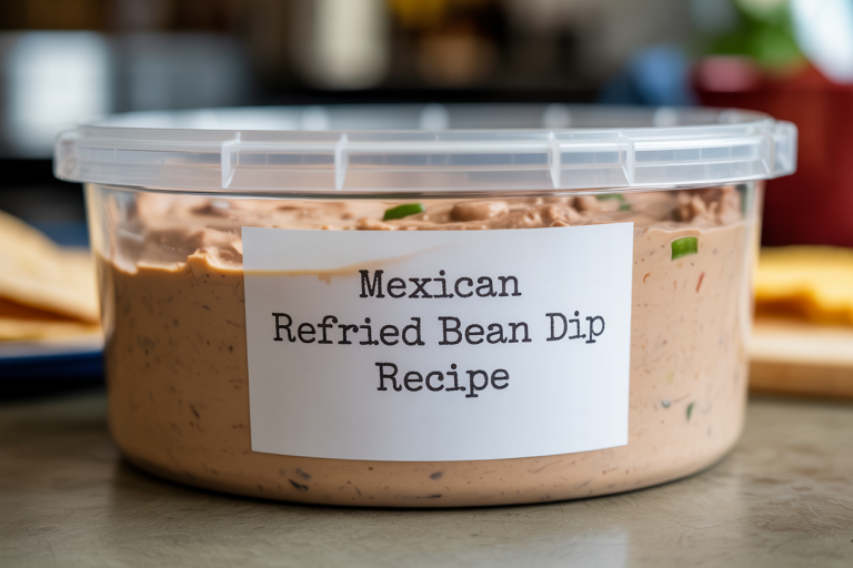 Mexican Refried Bean Dip Recipe Cooking Class
