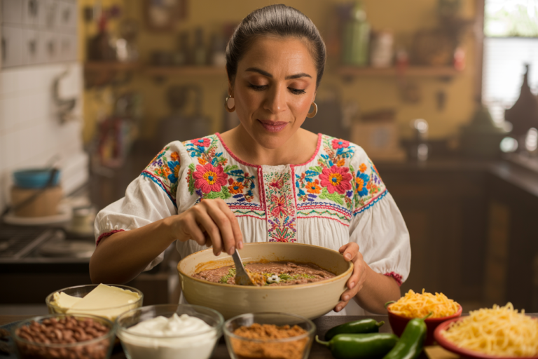 Mexican Refried Bean Dip Recipe Cooking TIps