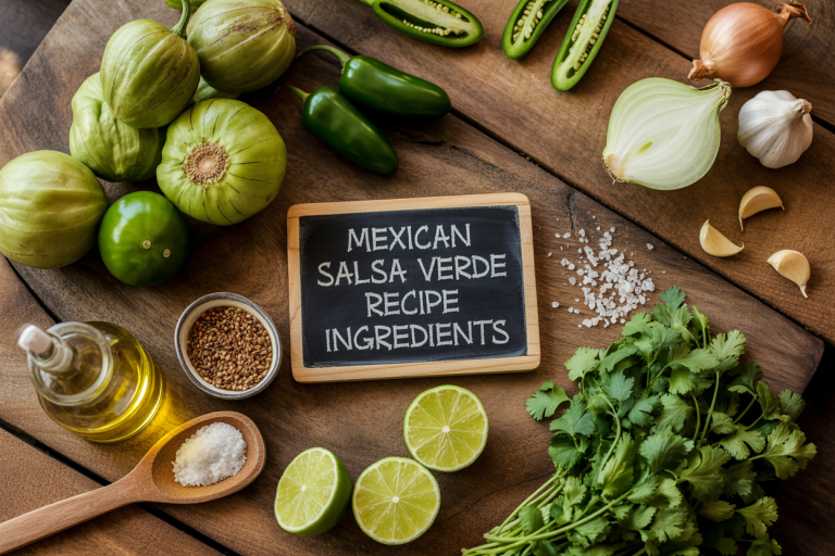 Mexican Salsa Verde Dip Recipe Ingredients